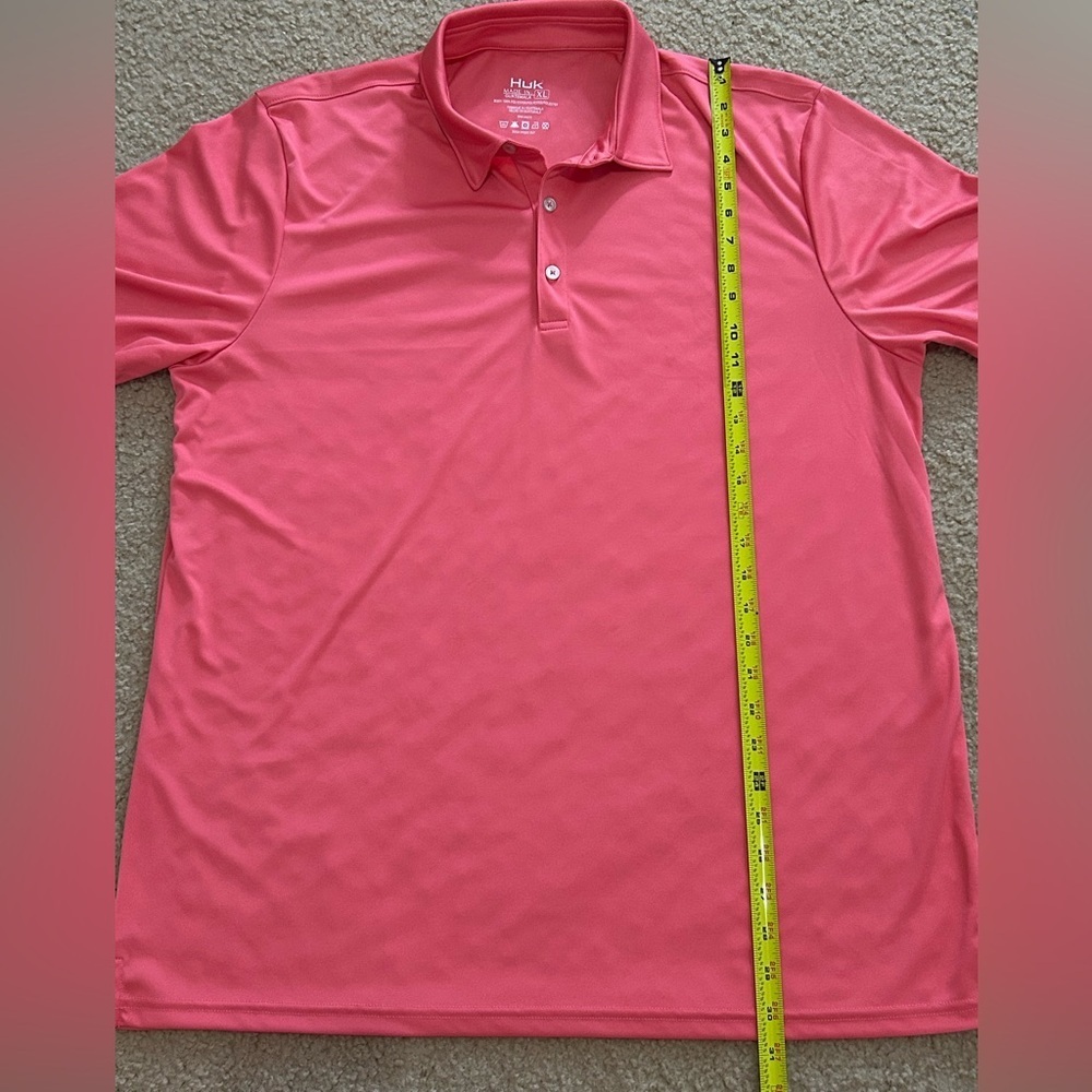 Huk Men’s XL Pursuit Performance Polo Size - Picture 7 of 8